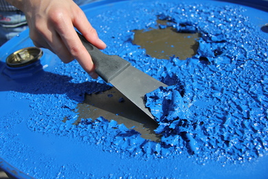 Как убрать старую краску?